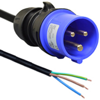 IEC 60309 (6h) 20 Amp 250 Volt Power Supply Cord